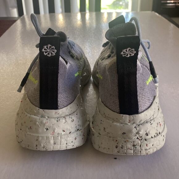 NIKE Space Hippie 01 Gray Volt CQ3986-002 Men’s Sneakers Size 8.5 - Picture 7 of 9